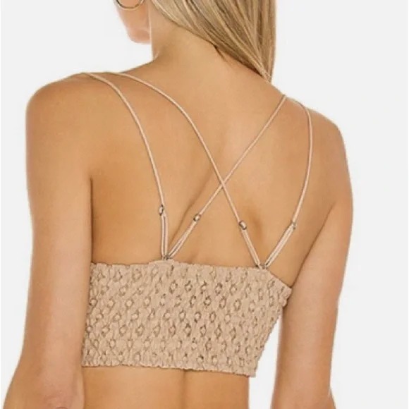 NWT Free People FP One Adella Lace Bralette In Nude NWT Size XS 32A-32B - Picture 10 of 16
